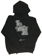 Load image into Gallery viewer, LAN ICON BLACK HOODY
